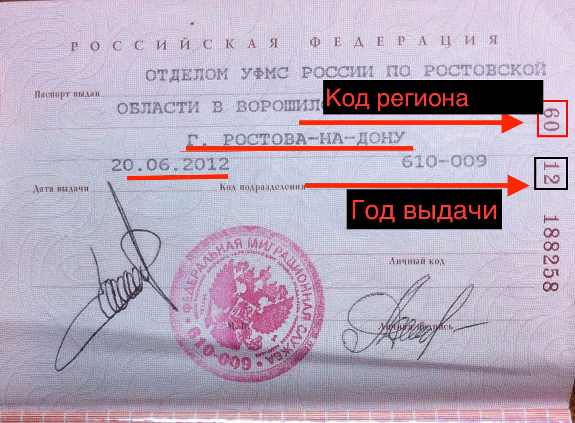 Где находится серия и номер паспорта РФ, как расшифровывается серия паспорта